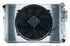 67-69 Camaro BB / Firebird Auto Transmission Aluminum Radiator and 16 Inch Fan Kit Cold Case Radiators